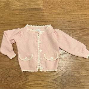 Edgehill Collection Soft Pink Kids Cardigan